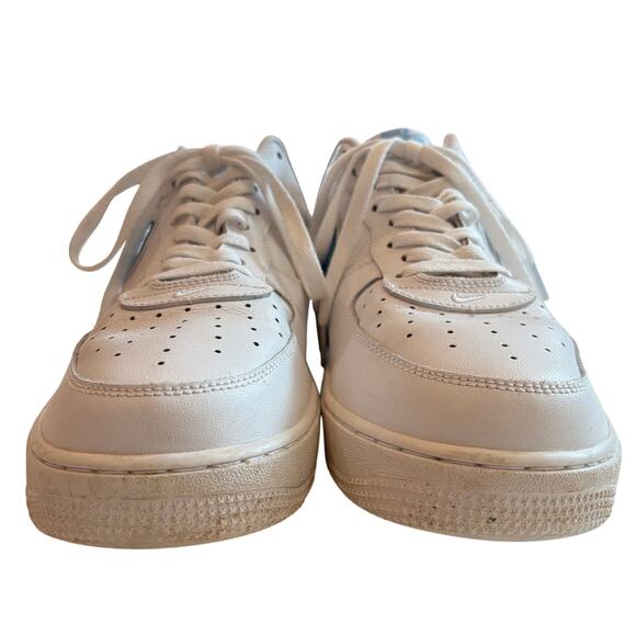 Nike Air Force 1 Low 07 Shoes Sneakers 315122-111 White Blue Mens Size 10.5 main image 6